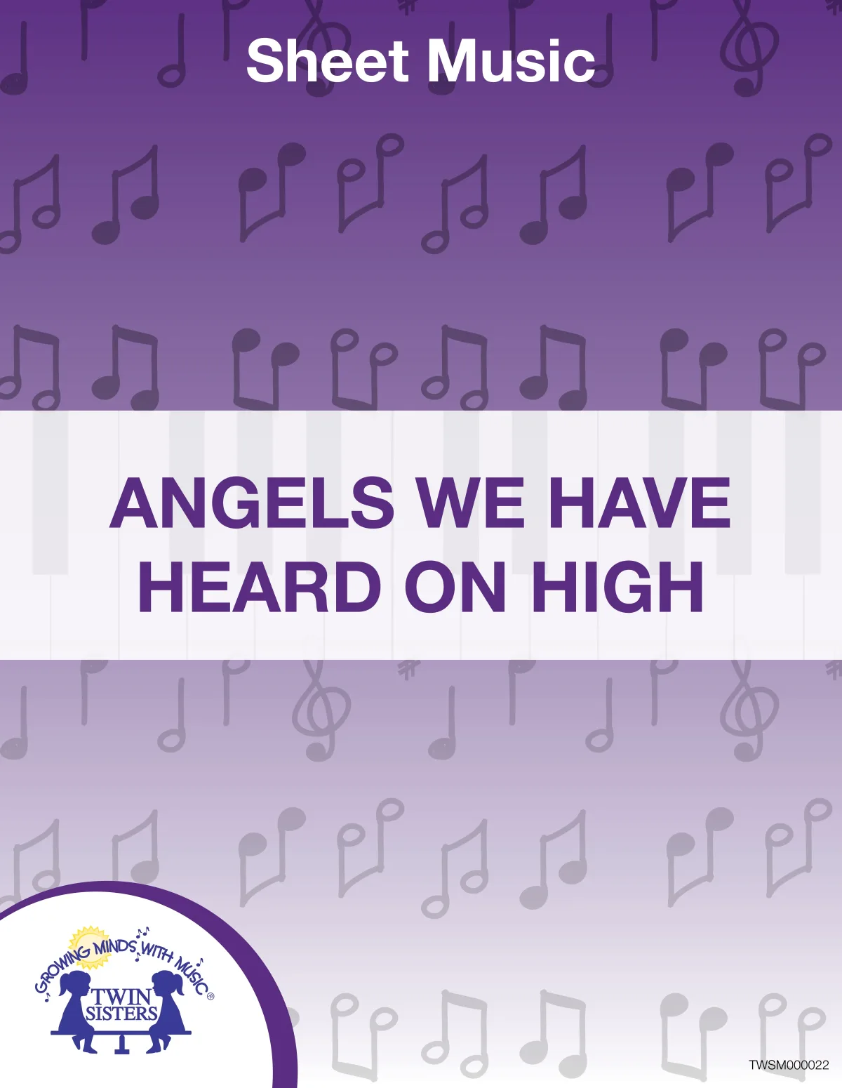 An educational teaching resource from Twin Sisters Digital Media entitled Angels We Have Heard On High Extended Sheet Music downloadable at Teach Simple.