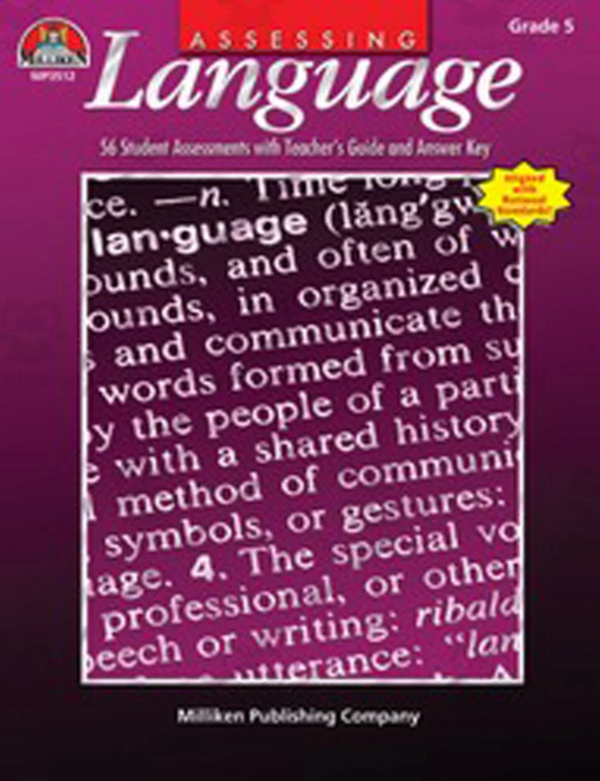 An educational teaching resource from Classroom Complete Press entitled Assessing Language - Gr 5 downloadable at Teach Simple.