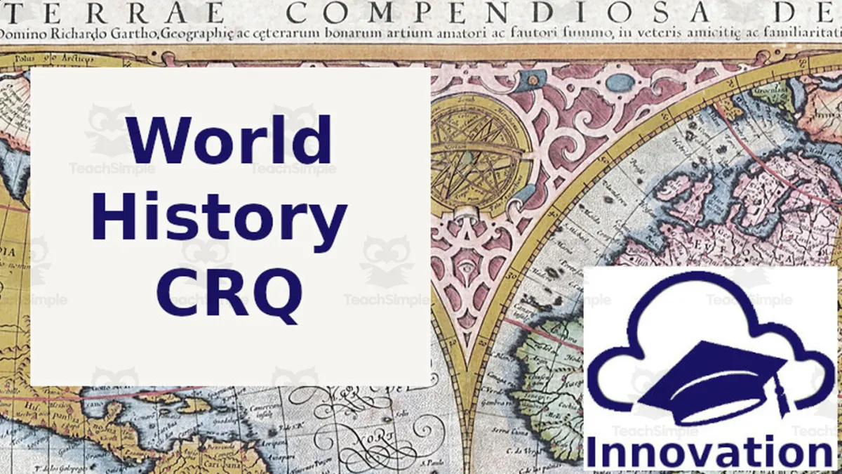 An educational teaching resource from Innovation Assessments LLC entitled Athens, Sparta, Greek Democracy: Regents Global 9 CRQ + Video Lessons downloadable at Teach Simple.