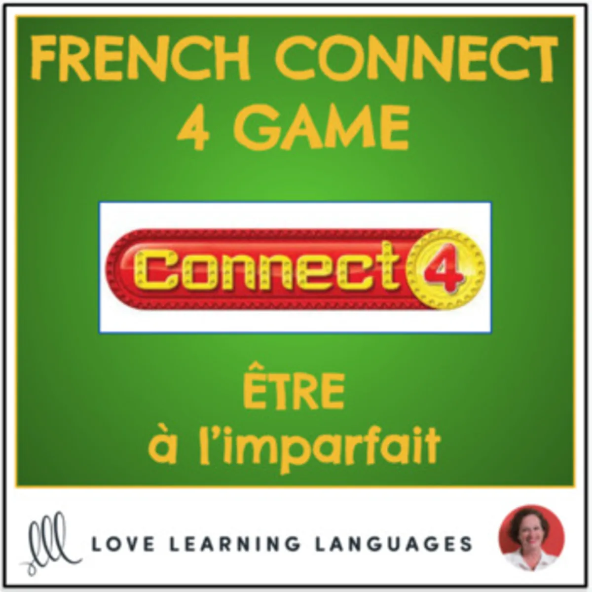 An educational teaching resource from Love Learning Languages entitled French Connect 4 Game - ÊTRE - Imperfect Tense downloadable at Teach Simple.