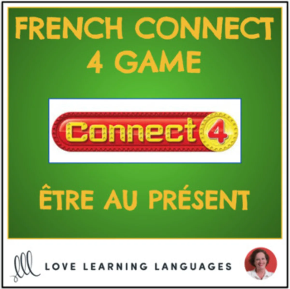 An educational teaching resource from Love Learning Languages entitled French Connect 4 Game - ÊTRE - Present Tense downloadable at Teach Simple.