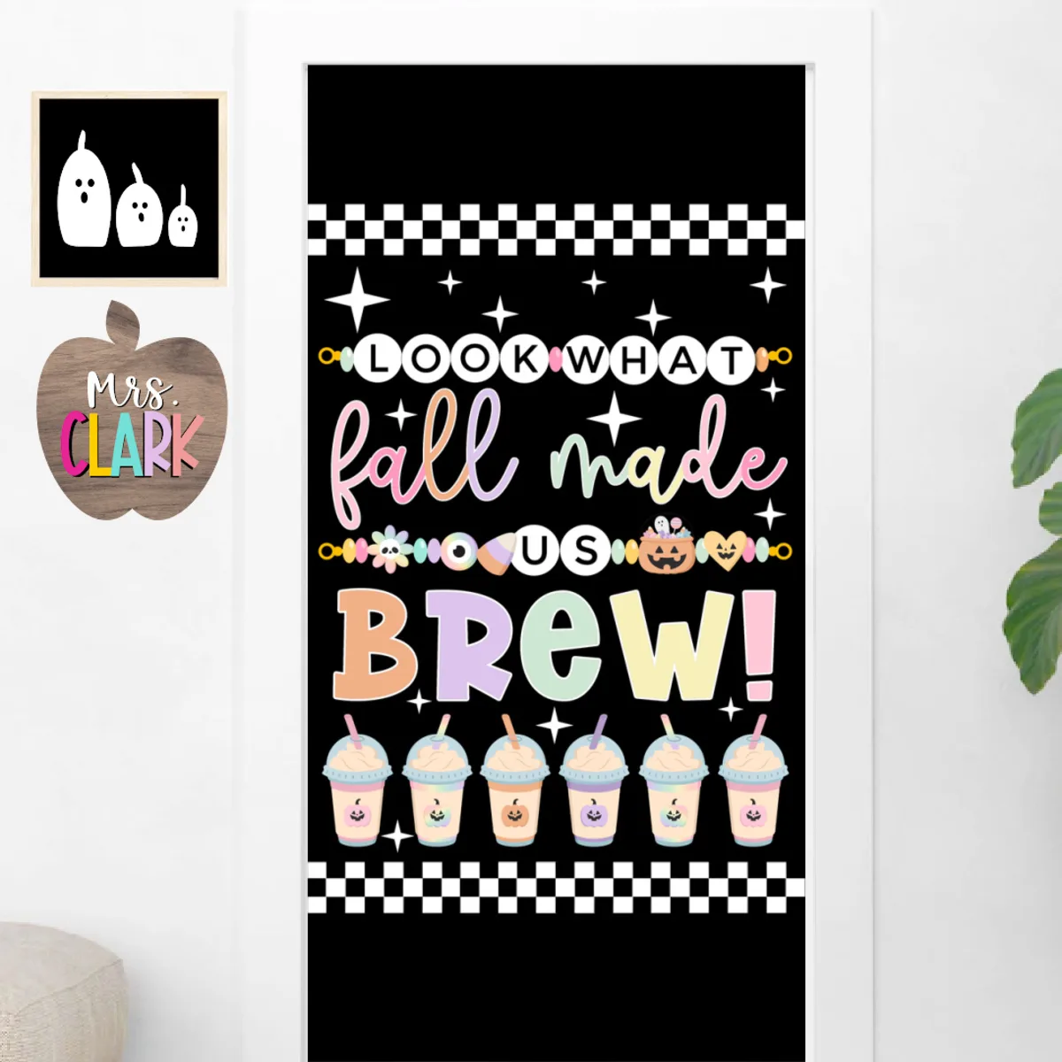An educational teaching resource from The Simplistic Teacher entitled Swiftie Fall Bulletin Board Kit, Door Decoration, or Poster downloadable at Teach Simple.