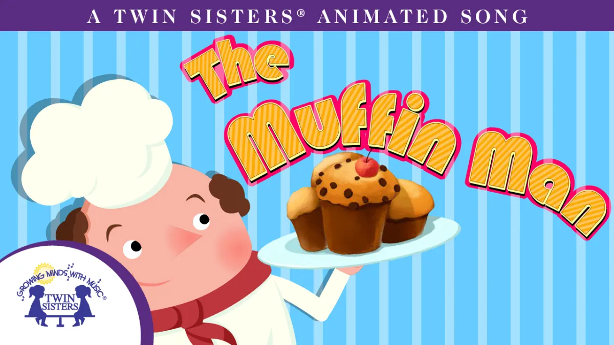 An educational teaching resource from Twin Sisters Digital Media entitled The Muffin Man Animated Song downloadable at Teach Simple.