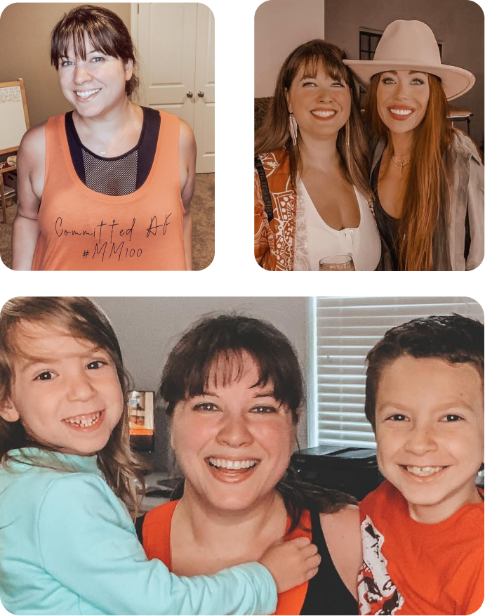 real life images from Lauren's story with Morning Meltdown 100