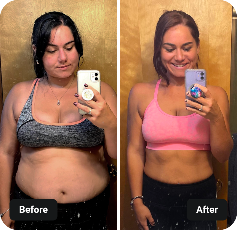 Hydrate before and after results