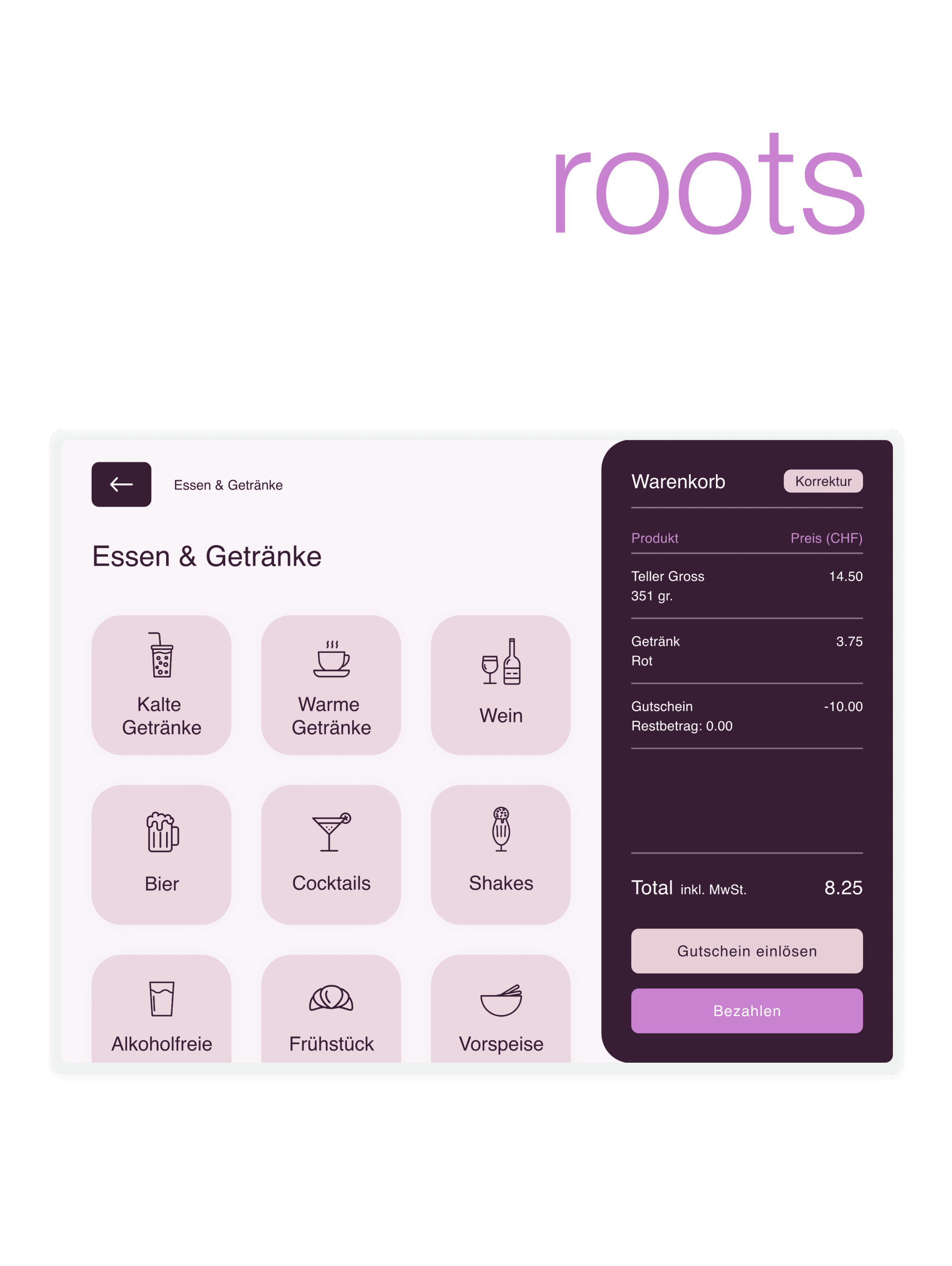 Referenz Roots Kassensystem