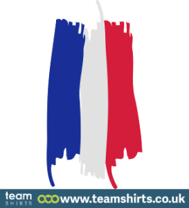 Französische Flagge vintage