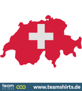 SCHWEIZ SILHOUETTE FARBIG
