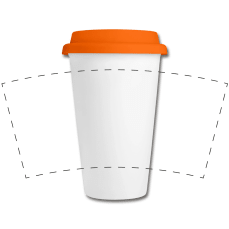 Thermal drinking mug with silicon lid