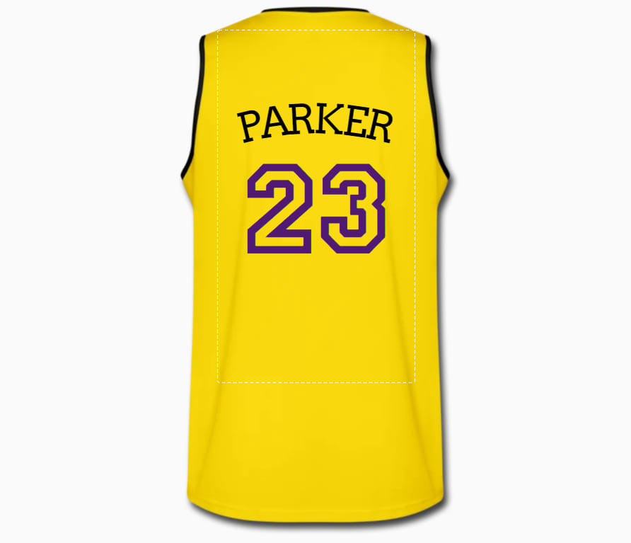 create a basketball jersey