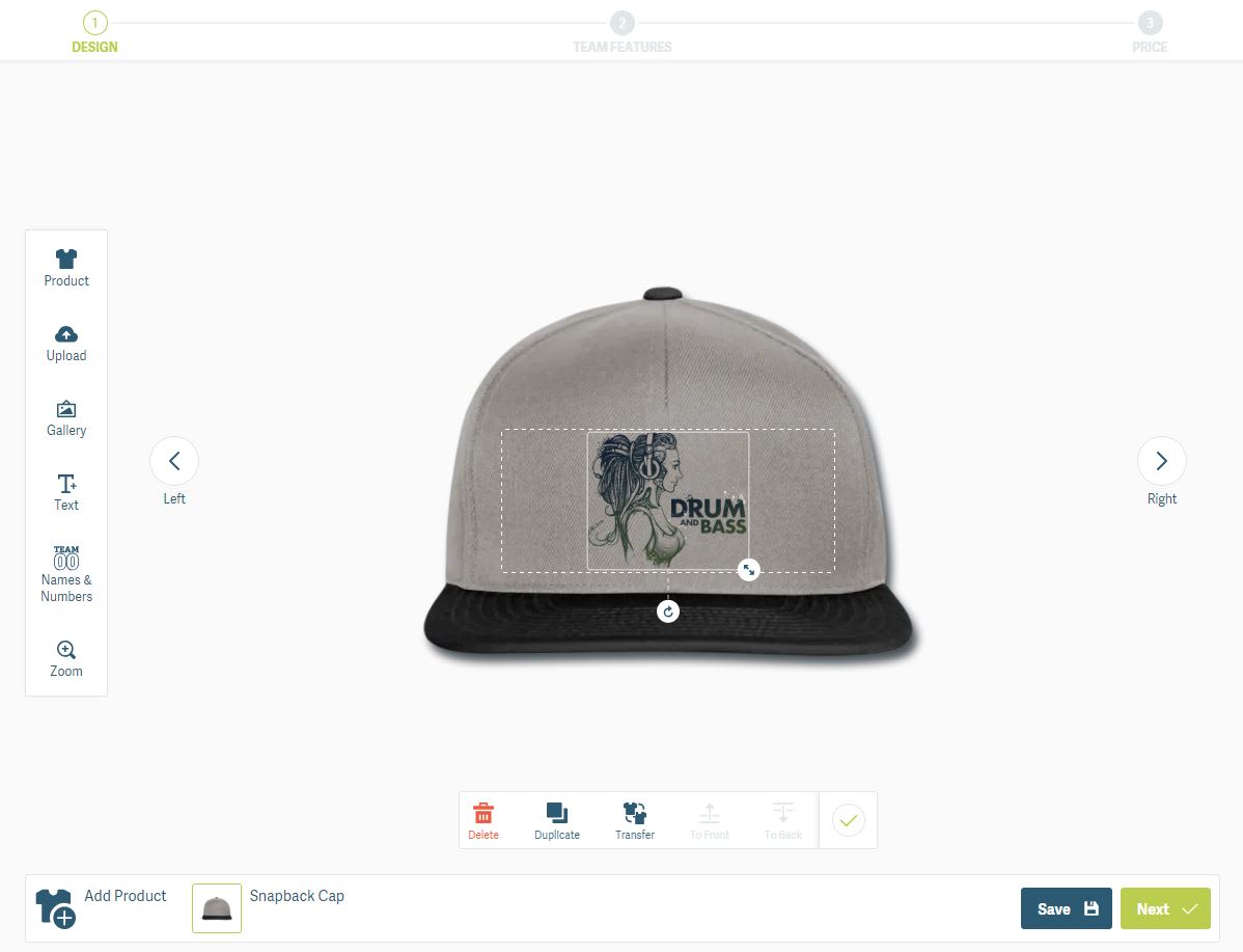 design your cap