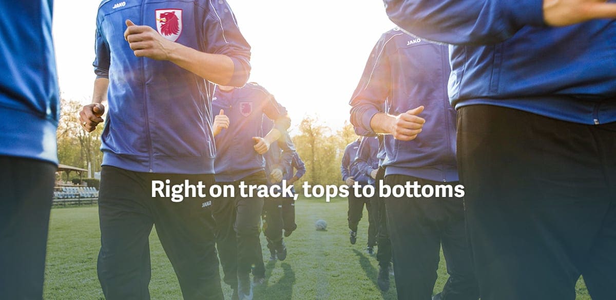 personalised football tracksuits