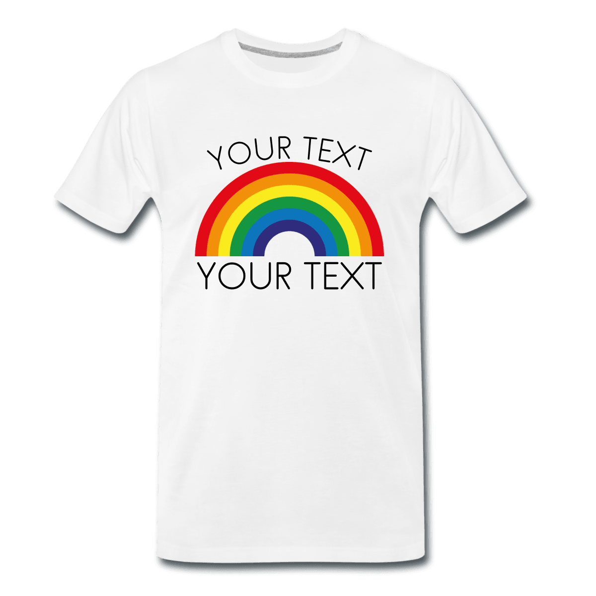 Rainbow Shirts Thank you Shirts Charity Tshirts TeamShirts