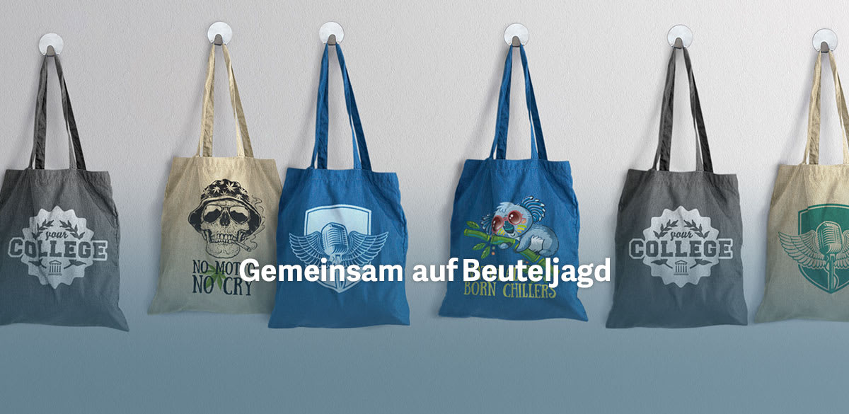 Farben Geschenk Tasche Schnack Versch Juniwords Jutebeutel Motiv