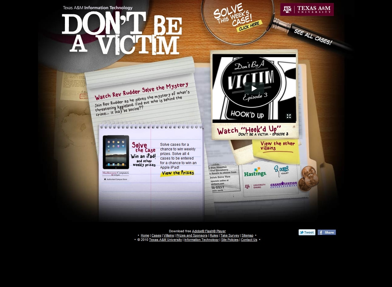 mystery Mystery website