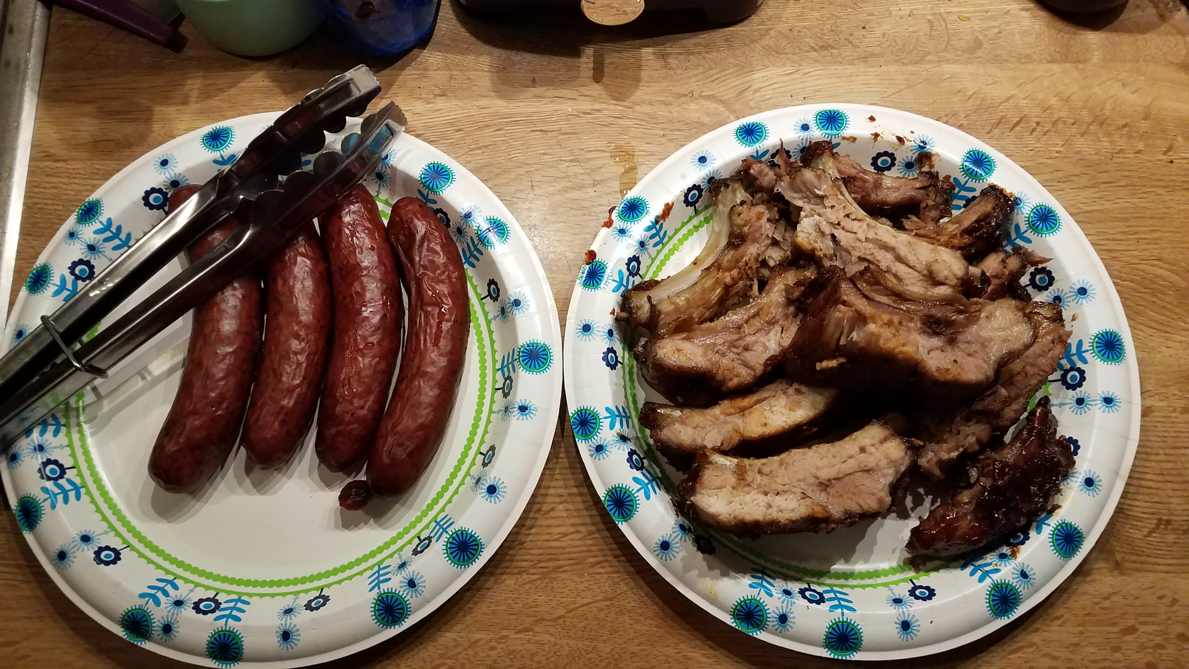 ribs and sausage