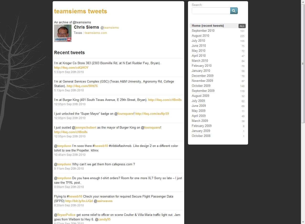 tweets.teamsiems.com