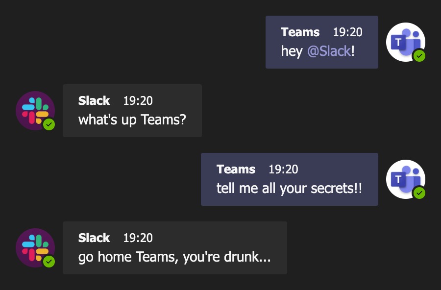 Slack vs Teams - TeamsMemes