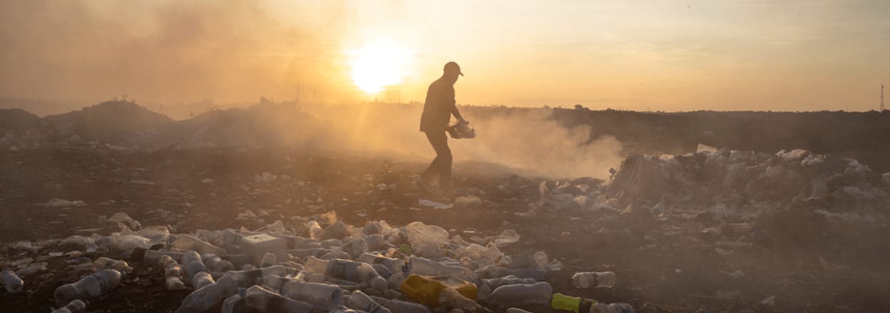 Rubbish dump in Tanzania 