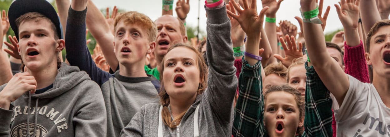 Festival crowd