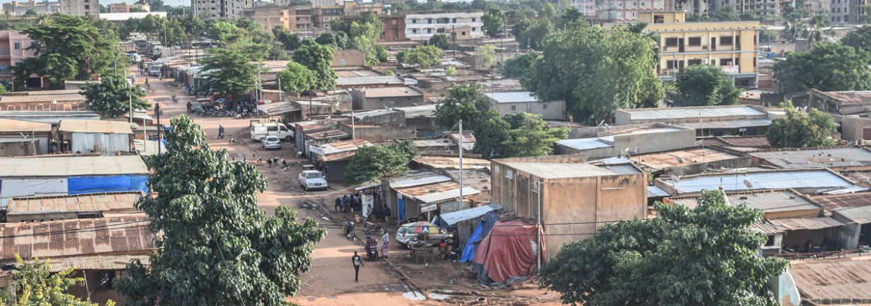 Cityscape in Burkina Faso