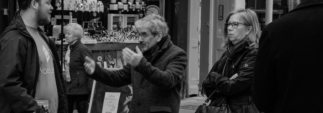 Street debate: Photo by evans.photo Flikr, licensed under CC BY-NC-ND 2.0