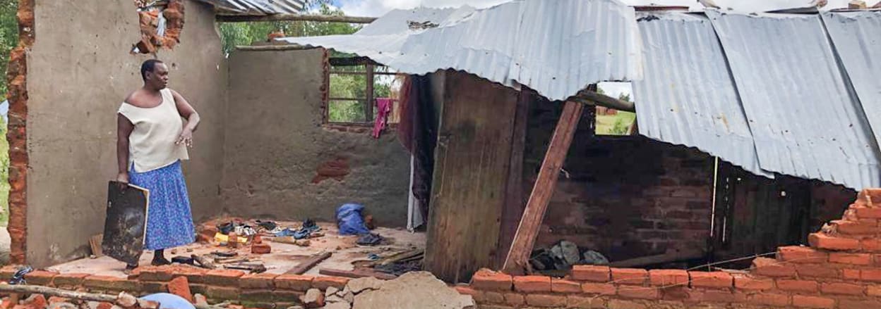 Cyclone Idai house destroyed