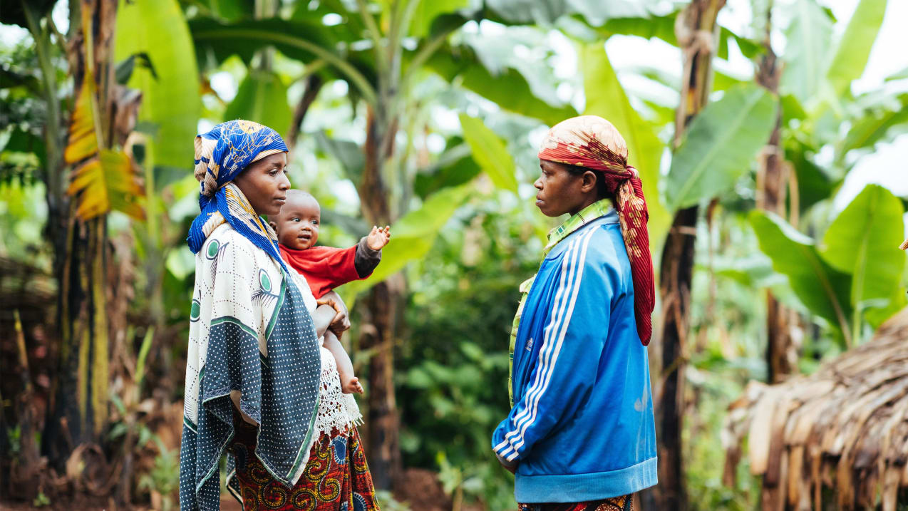 Woman attends a food nutrition programme after her husband left her