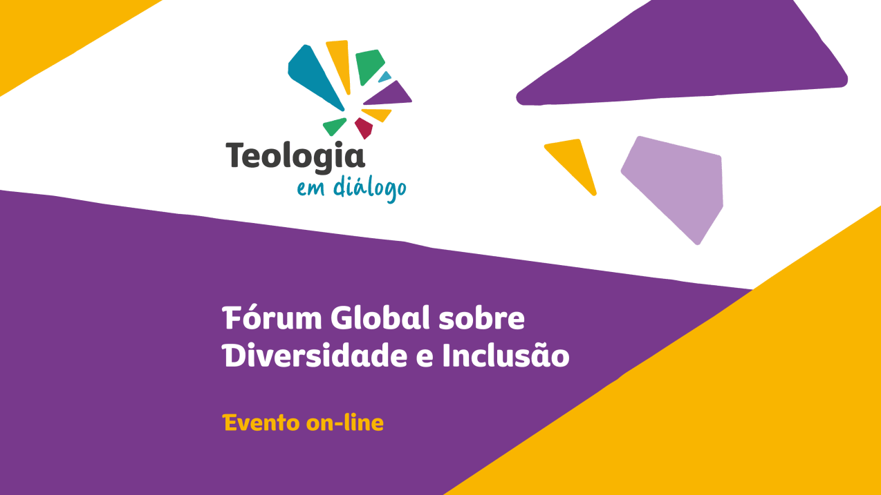 Slide de título do “Fórum Global sobre Diversidade e Inclusão”