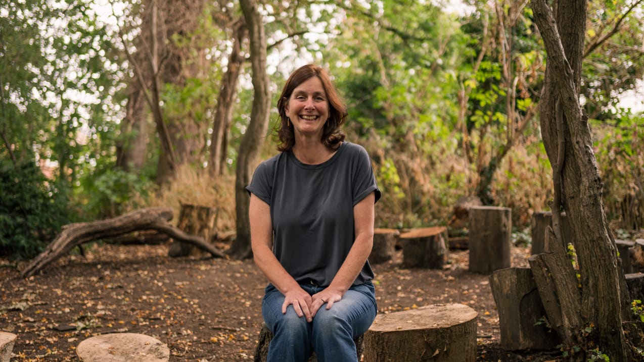 Anne Scott leads a missional community in Leicester that hosts a forest church.