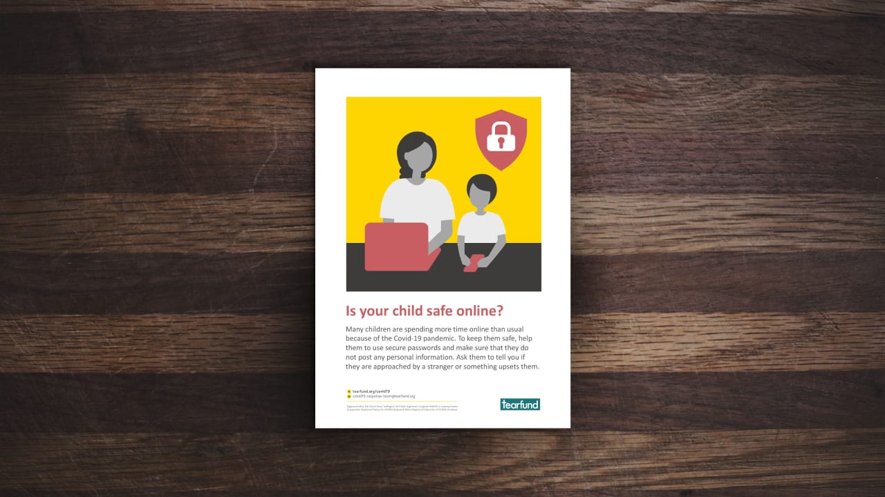 Covid-19 Poster - helping parents protect children online