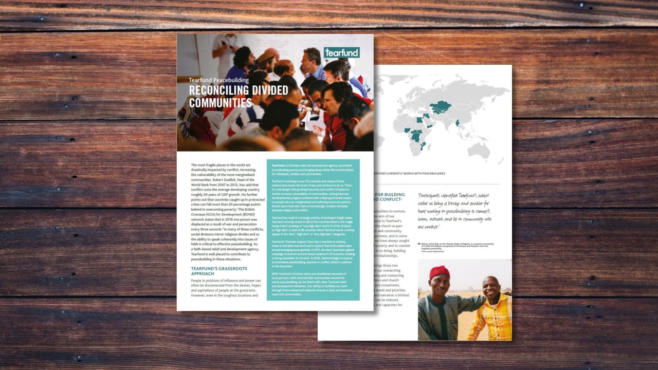 Cover image of Reconciling divided communities