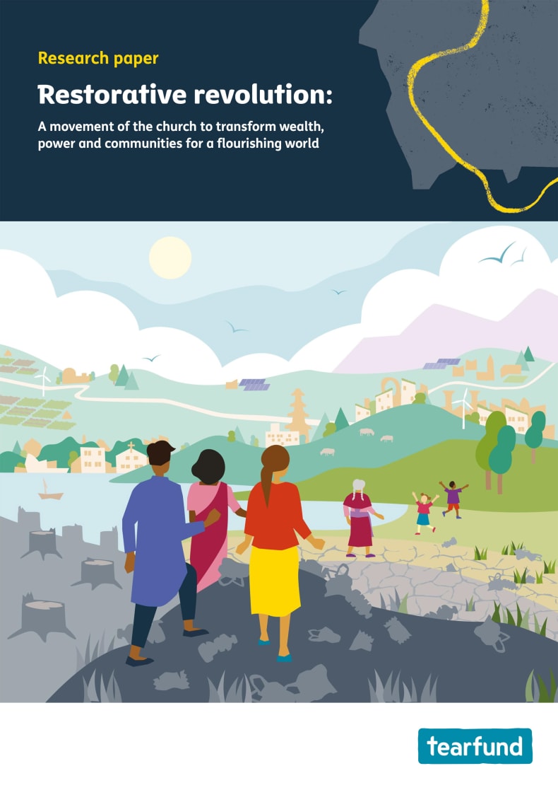 Cover illustration of the Restorative Revolution report