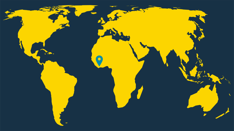 World map zoomed out