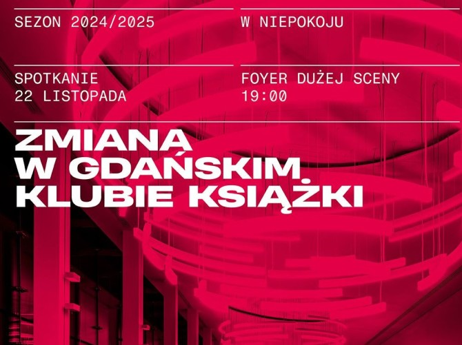ZMIANA w Gdańskim Klubie Książki