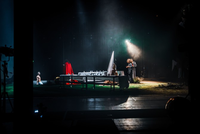 Próba spektaklu, fot. Mateusz Dąbrowski
