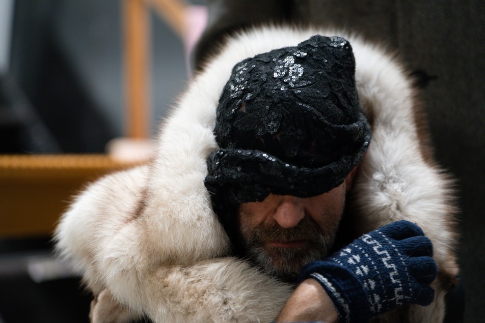 Próba spektaklu SPRAWA DAVIDA FRANKFURTERA | na zdjęciu Marek Tynda, fot. Mateusz Dąbrowski 