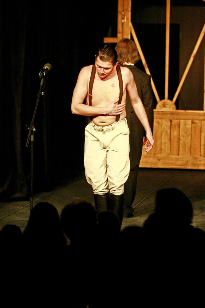 Plakat do spektaklu CZŁAPÓWKI-ZAKOPANE