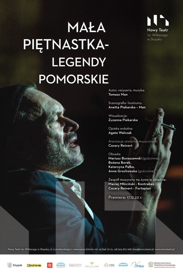 Plakat do spektaklu SOPOT NON FICTION: Mała Piętnastka - legendy pomorskie