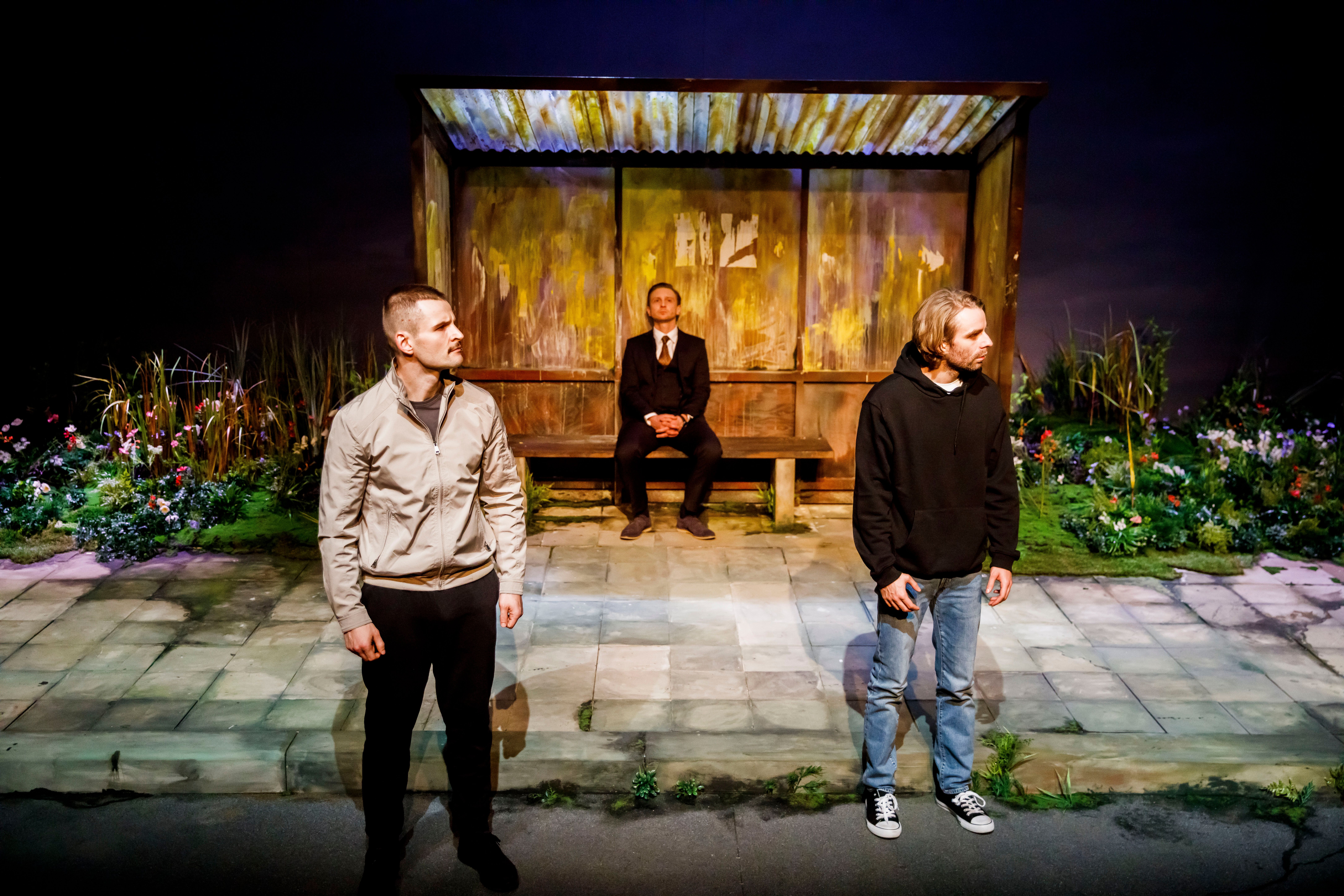 Plakat do spektaklu Rozwój, awans, strata. Warsztat do spektaklu „Zmiana”