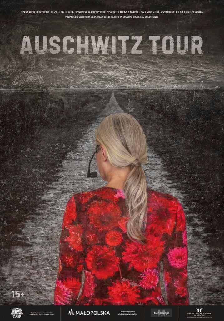 Plakat do spektaklu AUSCHWITZ TOUR