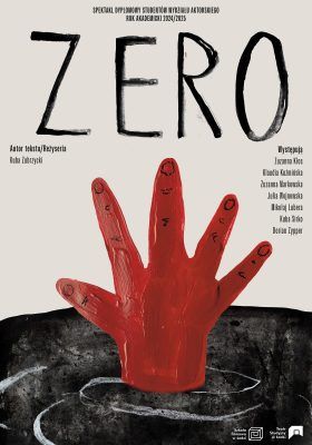 Plakat do spektaklu ZERO