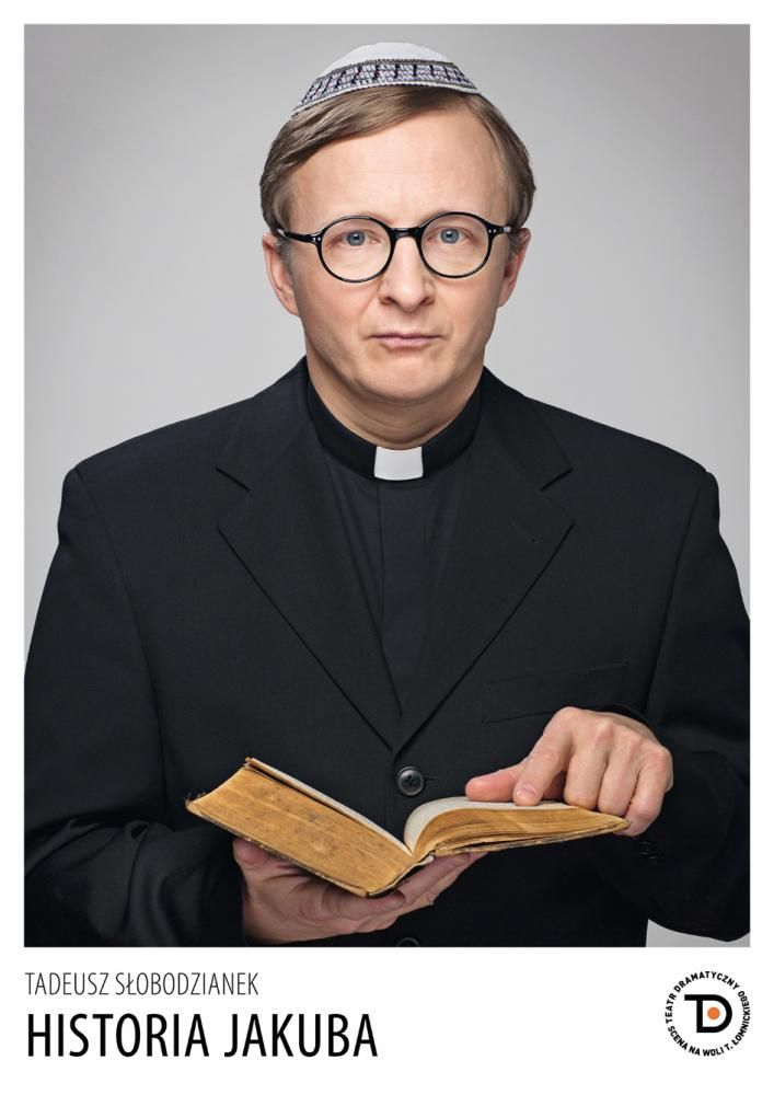 Plakat do spektaklu HISTORIA JAKUBA