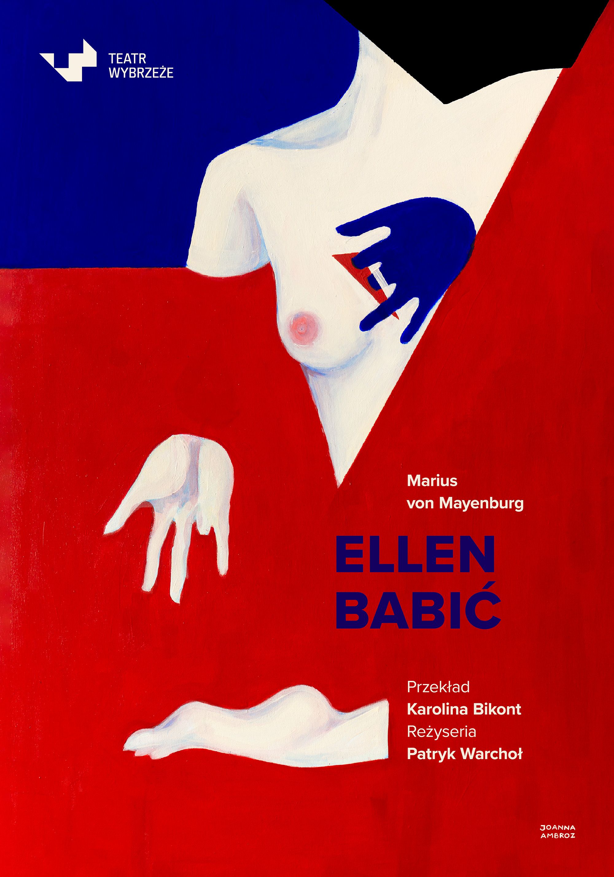 Plakat do spektaklu Ellen Babić