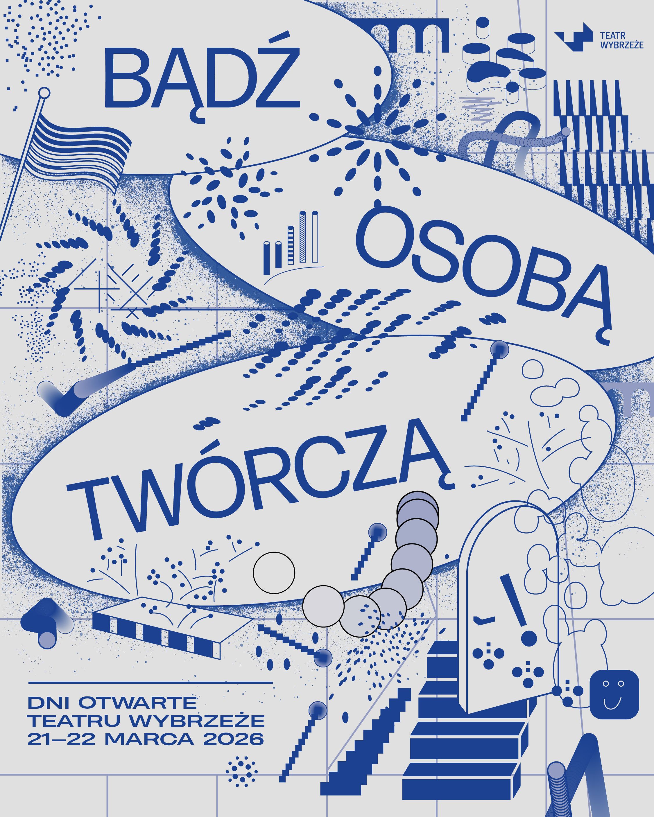 Plakat do spektaklu Doświadczalnia teatralna