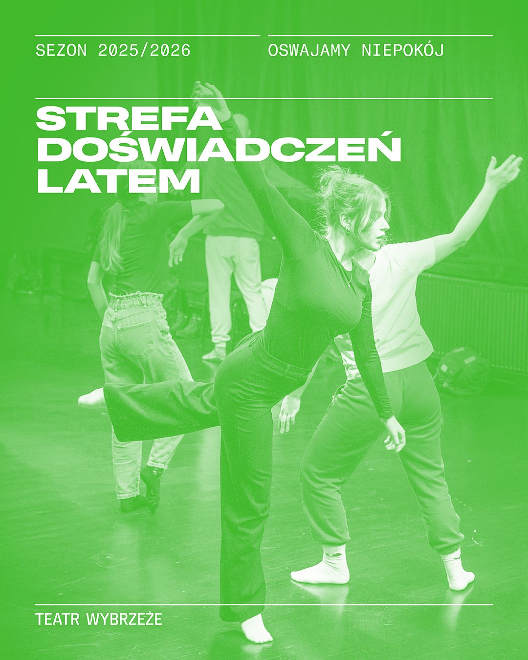 Plakat do spektaklu Spacer roślinny wokół Ogrodu Teatralnego