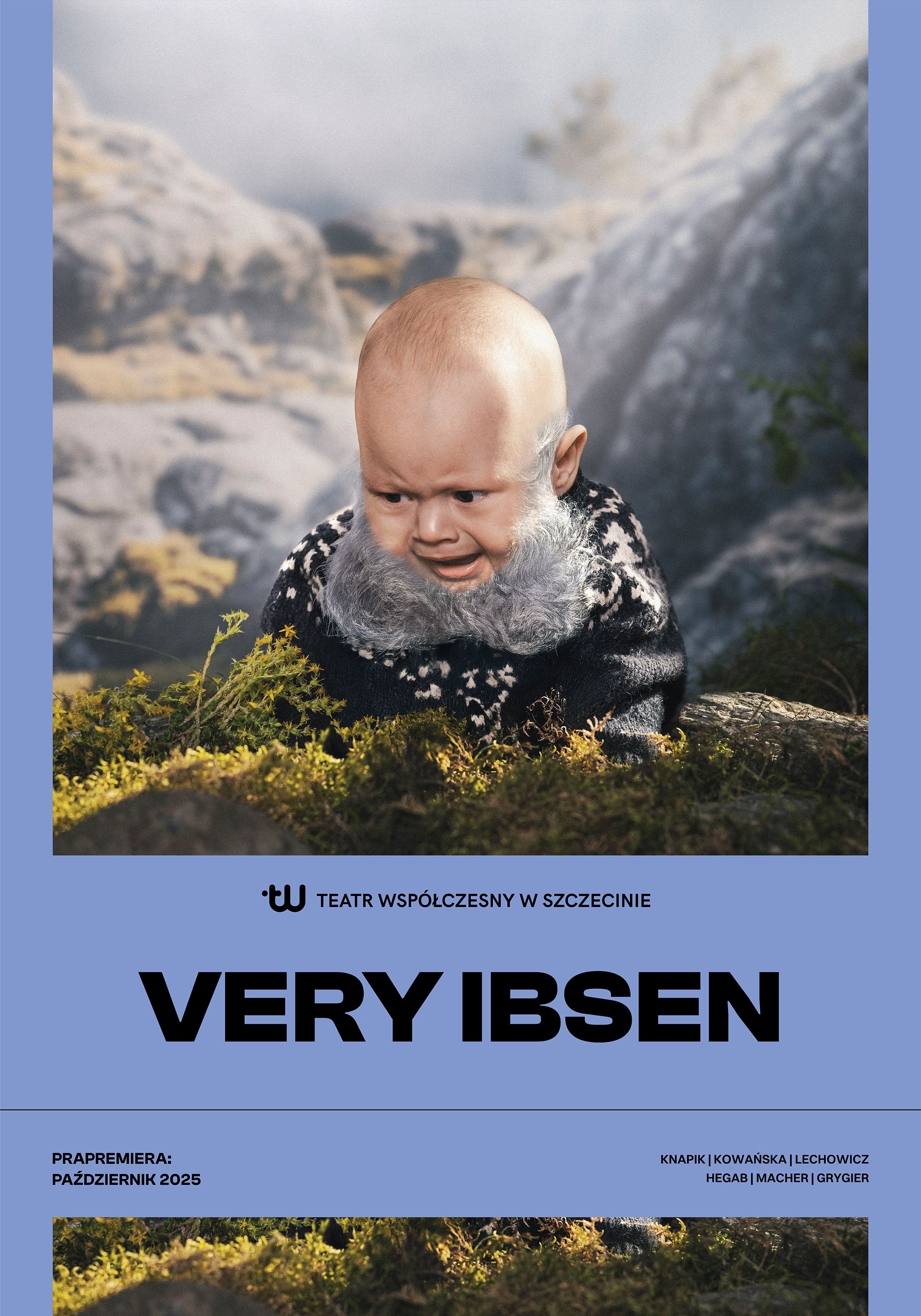 Plakat do spektaklu VERY IBSEN