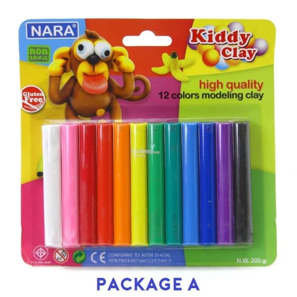 Nara 12 colors Modeling Clay