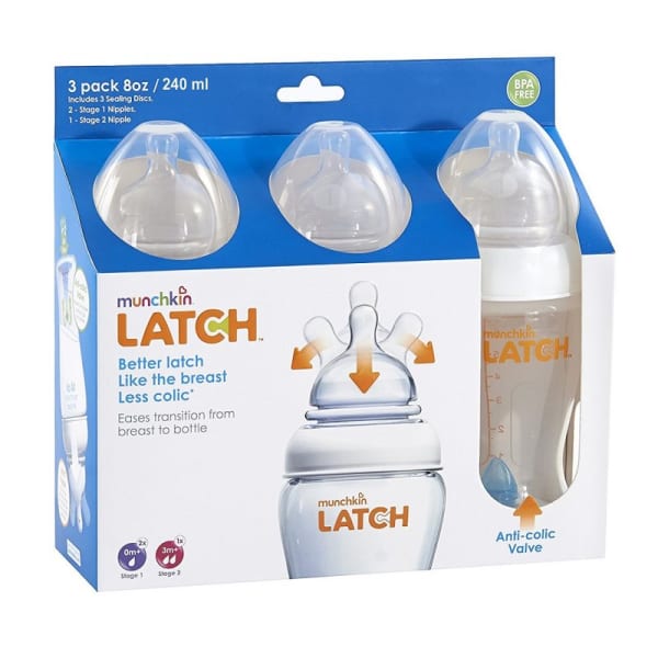 Munchkin LATCH Bottle 3 pack (240 ml)
