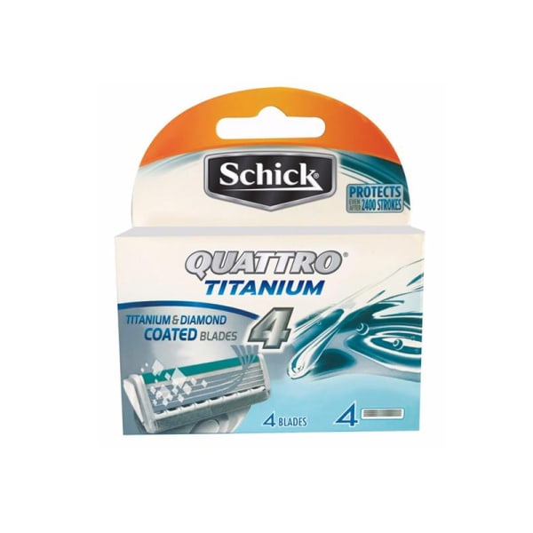 SCHICK QUATTRO 4 TITANIUM Refill 4Blades